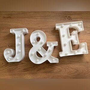White Decorative Wall Letters